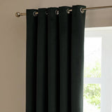 Furn blackout curtains velvet black 117x137cm (British brand)