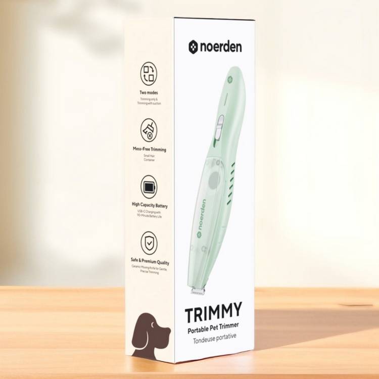 Noerden Trimmy portable pet groomer, imported from the UK