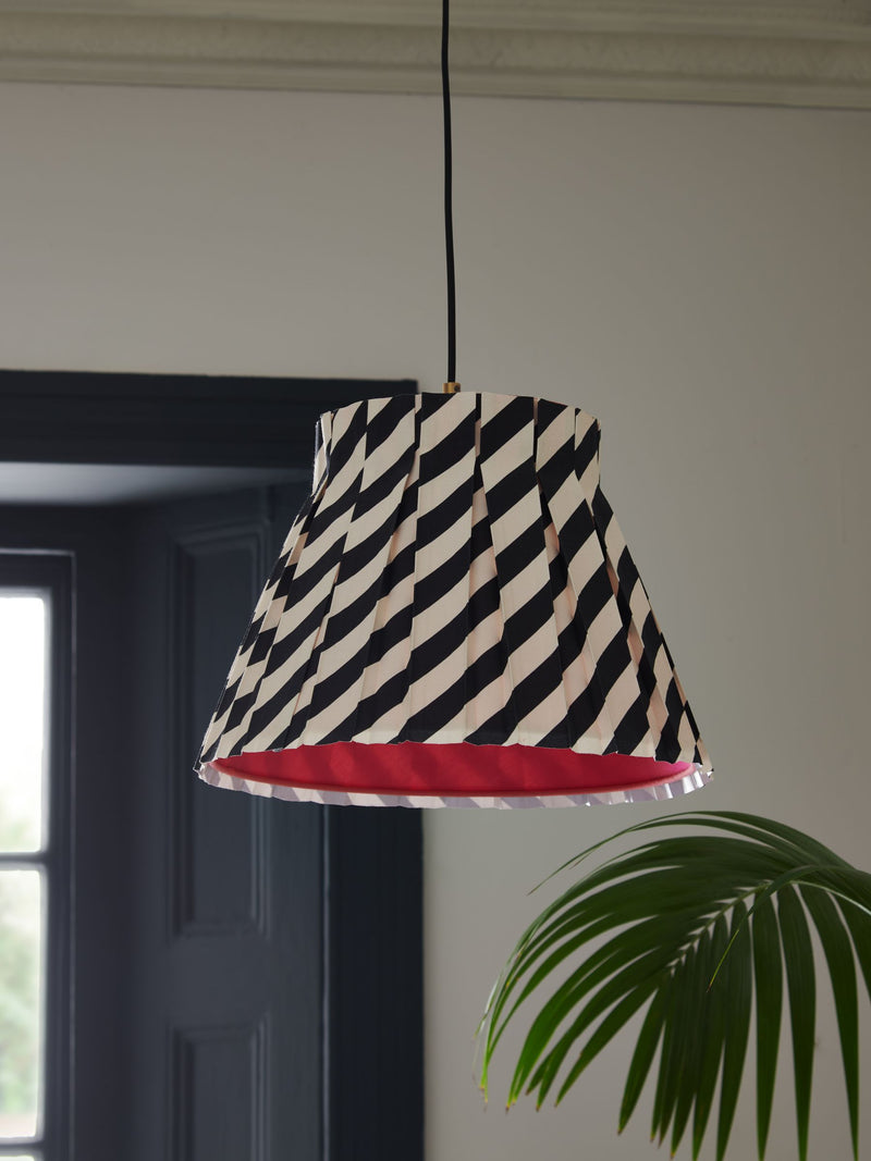 Rockett St George stripe lampshade 35cm, UK version
