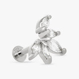 Argos Revere Sterling Silver Marquise Stone Flatback Earring- Buy online at McGrocer