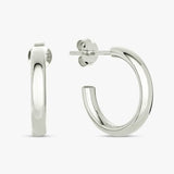 Argos Revere Sterling Silver Huggies Hoop Earrings 2.5mm- Buy online at McGrocer