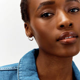 Revere sterling silver huggies hoop earrings 2.5mm, imported from the UK