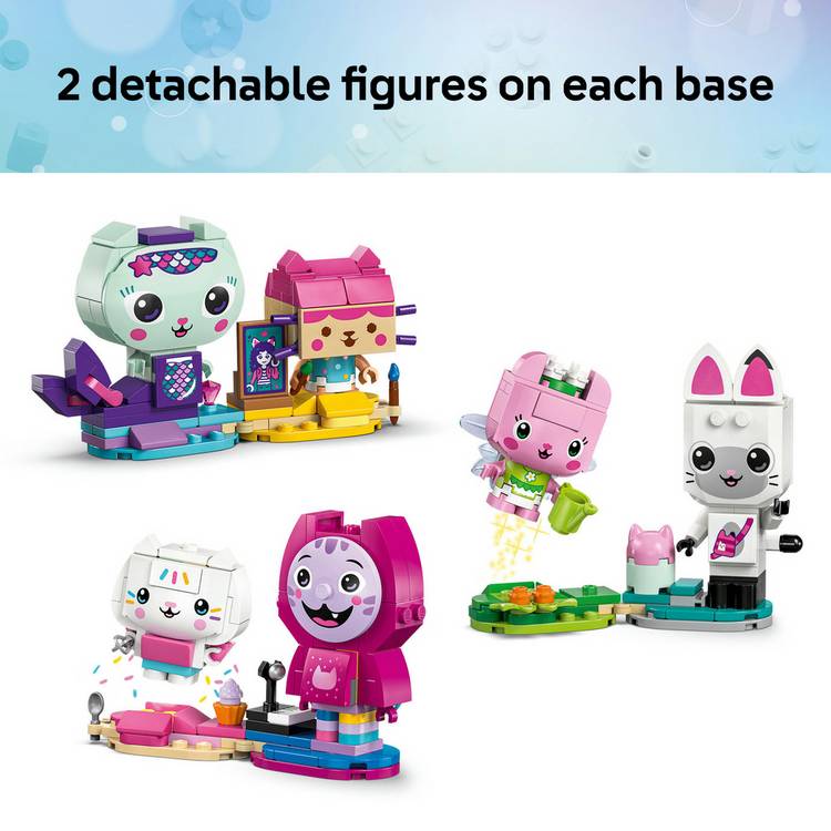 LEGO Gabby's Dollhouse brick-built cat friends set 11215, imported from the UK