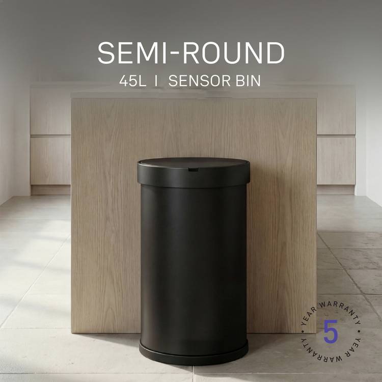 Simplehuman stainless steel sensor bin 45 litre - British product