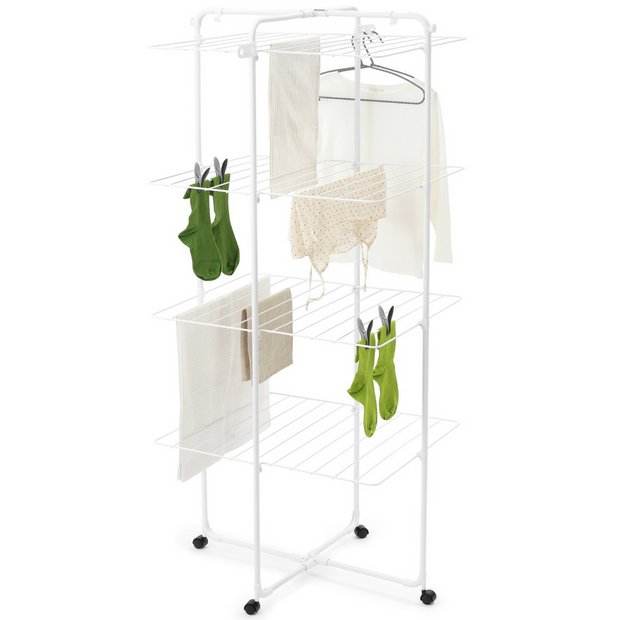 Brabantia tower clothes airer white 30m, imported from the UK