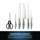 Ninja StaySharp 6 piece knife set with wood block and sharpener (British brand)
