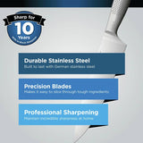 Ninja StaySharp 6 piece knife set with wood block and sharpener (British brand)