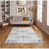 Argos Harlequin Demoiselle Indigo Blue Flatweave Rug - 120x170cm- Buy online at McGrocer