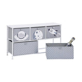 Liberty House Toys 5 drawer storage unit grey, imported from the UK