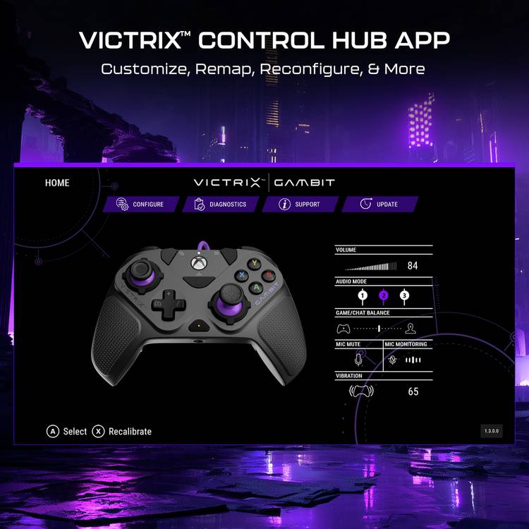Turtle Beach Victrix Gambit Prime wired gaming controller - British product