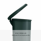 Simplehuman semi round green pedal bin 50 litre - British product