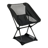 Pro Action lightweight folding camping chair black - British product
