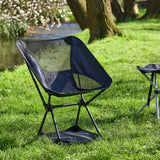 Pro Action lightweight folding camping chair black - British product