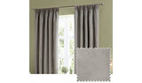 Argos Furn Ultimate Velvet Blackout Pencil Pleat Curtains Silver 117x137cm- Buy online at McGrocer