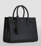 Saint Laurent Sac de Jour croc-embossed leather tote (British brand)