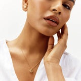 Revere gold plated silver knot pendant necklace (British brand)