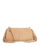 Maje raffia Miss M clutch bag H11cm x W22cm - British product