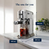 De'Longhi Dedica Duo espresso coffee machine, imported from the UK