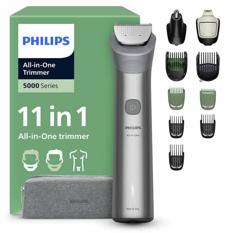 Philips Multigroom 5000 11-in-1 trimmer, UK version