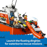 LEGO City Coast Guard rescue boat and helicopter toys, UK version