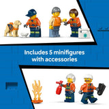LEGO City Coast Guard rescue boat and helicopter toys, UK version