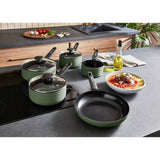 Morphy Richards 5 piece saucepan set green - British product