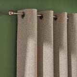 Habitat blackout jacquard eyelet curtains grey 117x137cm, UK version