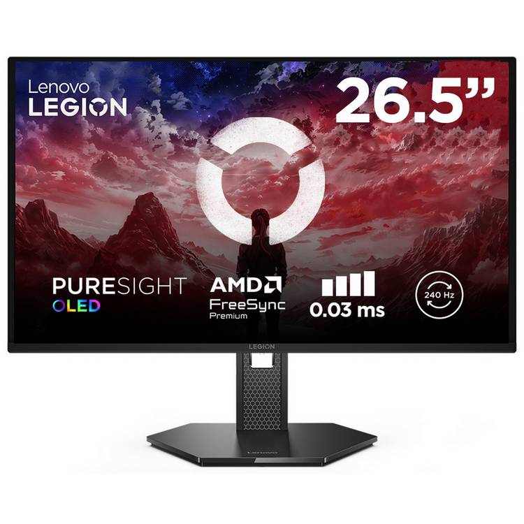 Lenovo Legion 27Q-10 OLED gaming monitor 26.5 inch - British product