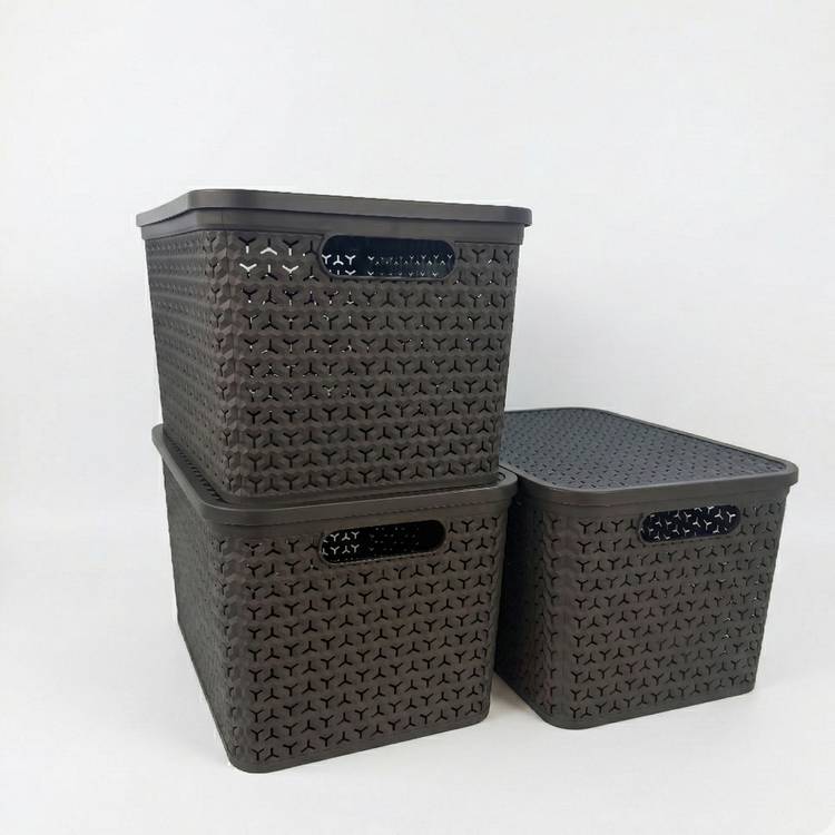 Strata Urban charcoal storage baskets 3x24L, imported from the UK