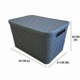 Strata Urban charcoal storage baskets 3x24L, imported from the UK