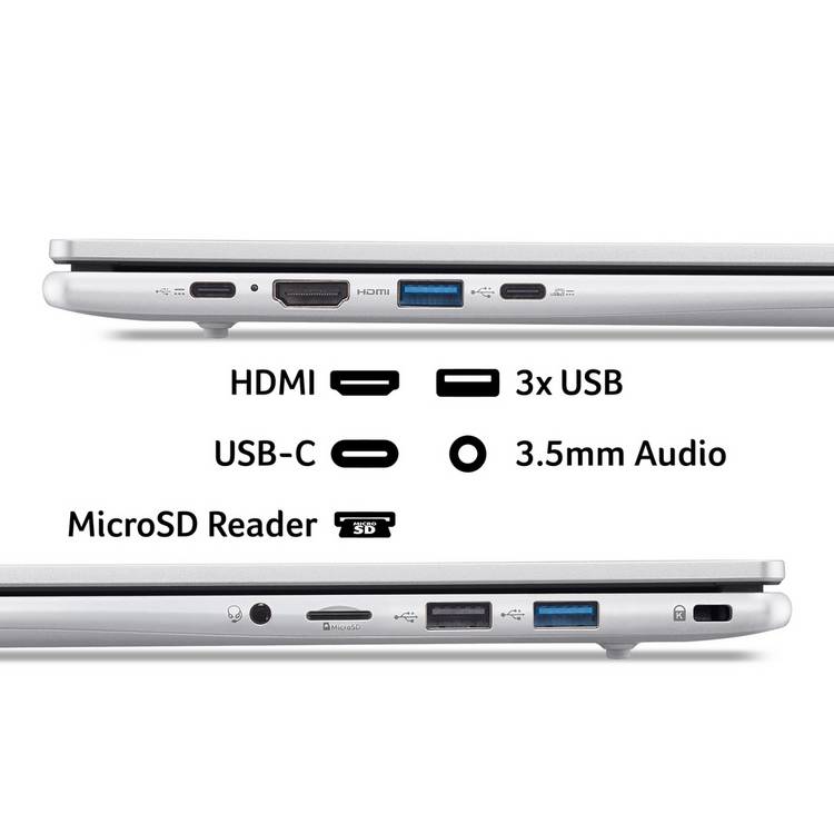 Acer Aspire Lite 15.6in laptop silver (British brand)