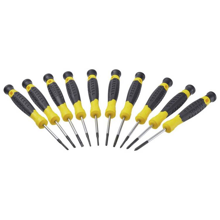 Stanley 40-piece screwdriver set in storage case, UK version