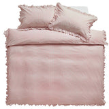 Argos Home pink gingham double bedding set - British product