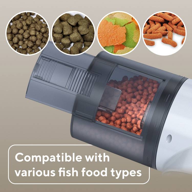 Noerden Splashy automatic fish feeder 200ml (British brand)