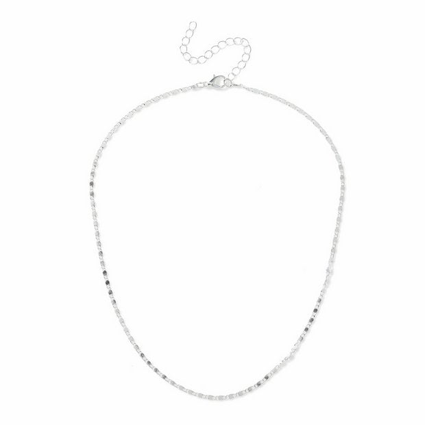 Revere Freedom silver-tone delicate chain necklace, UK version