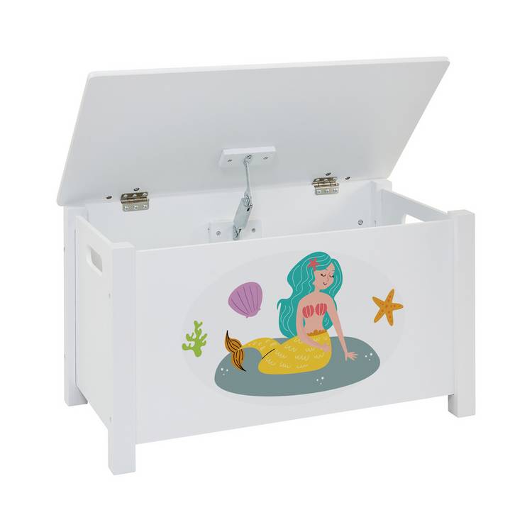 Liberty House Toys mermaid toy box white (British brand)
