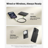 Belkin slimline magnetic portable power bank 5000mAh (British brand)