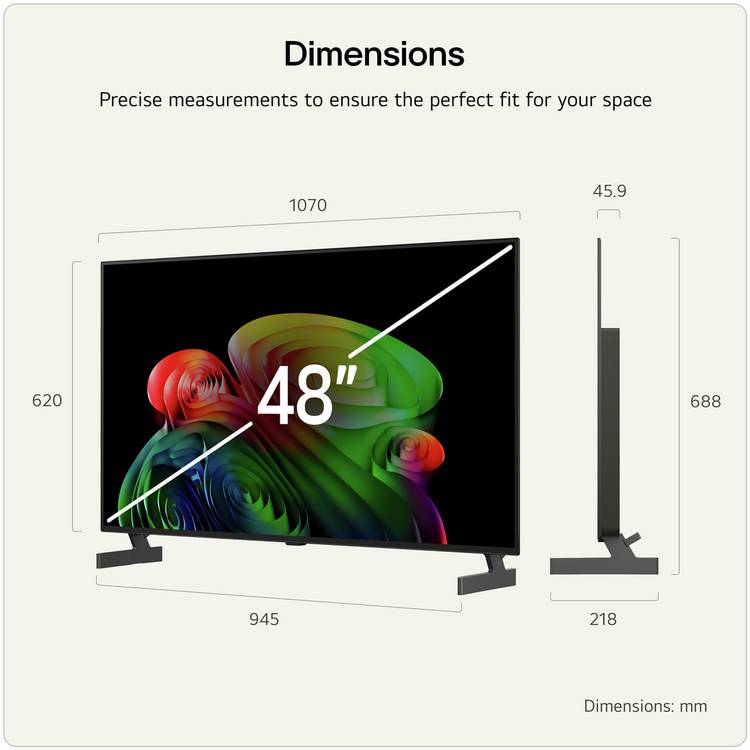 LG OLED48B65LA 48-inch 4K UHD HDR Smart TV - British product