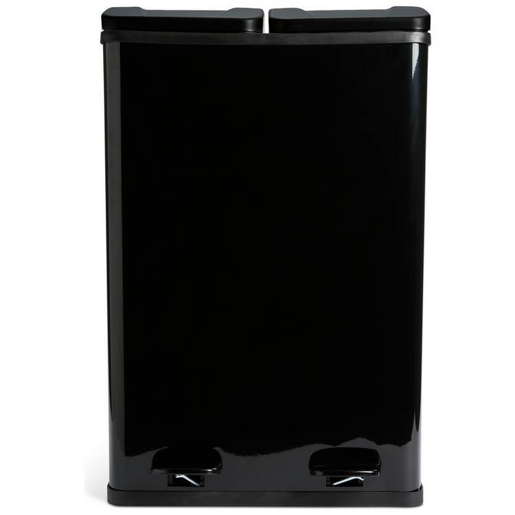Habitat twin compartment pedal bin 60 litre - British product
