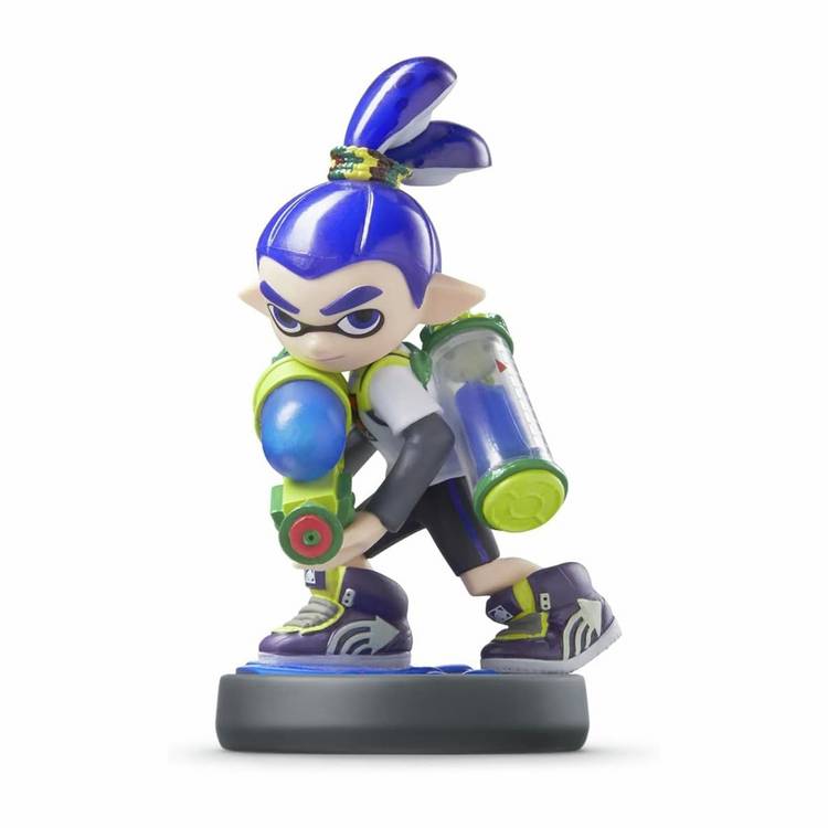 Nintendo Inkling Boy amiibo collectible figure, UK version