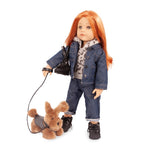 Götz Hannah and Her Dog Polly doll - British product