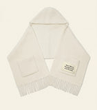 Burberry wool-blend hooded scarf 200cm x 45cm - British product