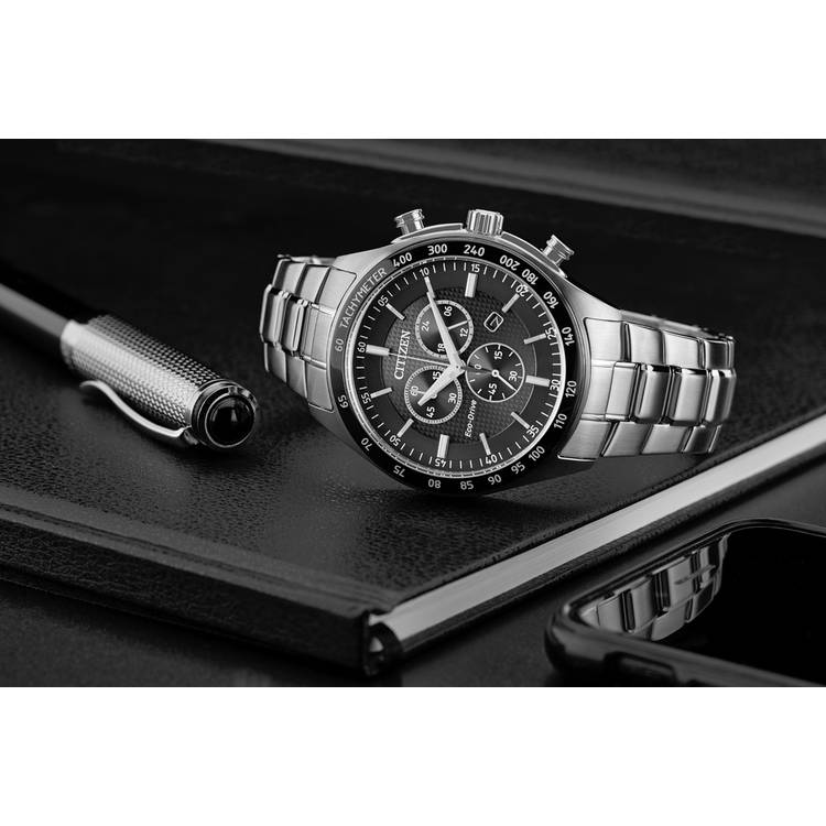 Citizen men's chronograph watch stainless steel 40mm - British product