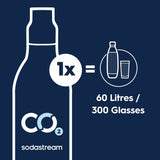SodaStream gas cylinder 60L, UK version