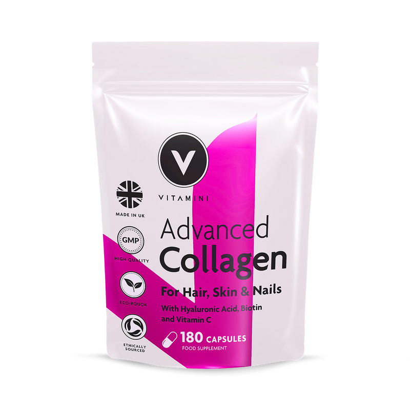 Vitamini marine collagen 180 capsules, imported from the UK