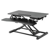 ProperAV standing desk converter black - British product