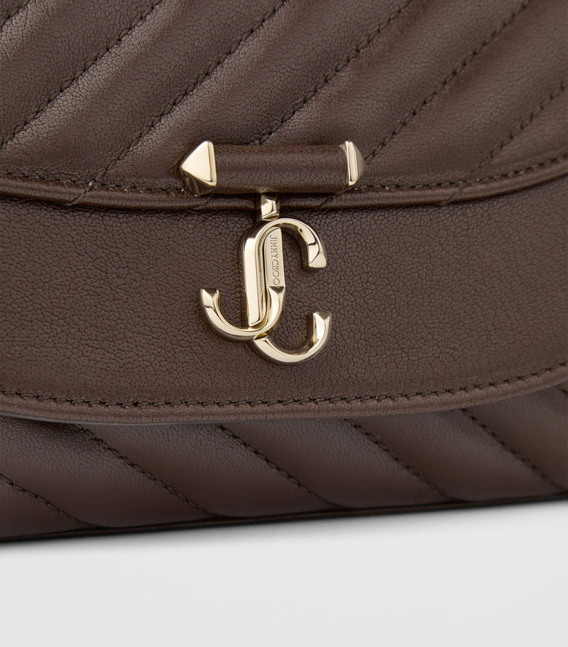 Jimmy Choo Curve cross-body bag in lambskin leather (British brand)