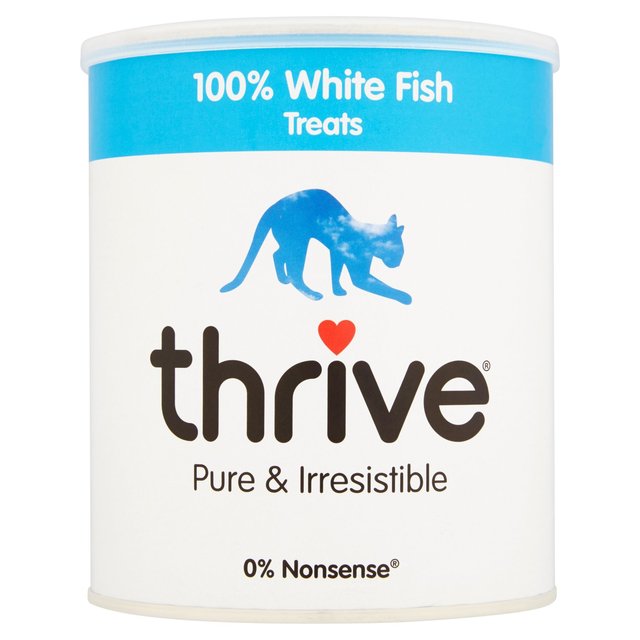 Thrive 100% White Fish Cat Treats MaxiTube   110g GOODS M&S