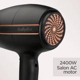 BaByliss Super Power Pro 2400 hair dryer 2400W, imported from the UK