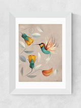 Next East End Prints Brown Hummingbird Print by Dieter Braun Graphic Art Print- Buy online at McGrocer